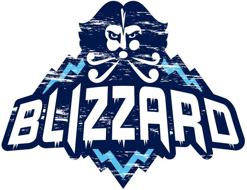 Edmundston Blizzard 2017-Pres Primary Logo iron on transfers for clothing